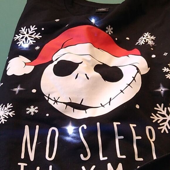 Disney Other - Flashing lights The Nightmare before Christmas Sweatshirt Men's/Women's 3XL